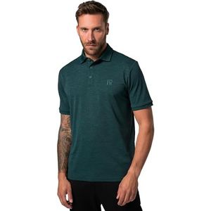 Jay-PI Sports, heren, grote maten, polo piquee 1/2 functie, drukknoppen Polo Piquee 1/2 functie, drukknopen, Donker Petrol, XXL