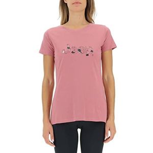 Jeep O102612-P490 J T-shirt Botanical Print J22W Dames Dusty Rose XL, Dusty Roze, XL