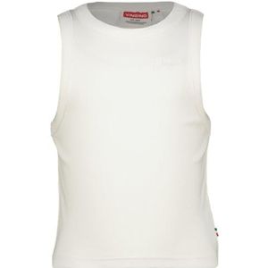 Vingino G-Basic Crop Rib Top ondergoed voor meisjes, echt wit, 4 Jaar