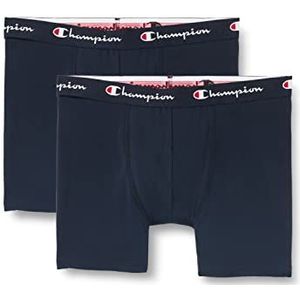 Champion Core Trunk x2 boxershorts, marineblauw, XL (2 stuks), heren