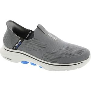 Skechers Heren Go Walk 7 Easy on 2 Sneaker, houtskool, 41.5 EU