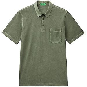 United Colors of Benetton Poloshirt M/M 3GR6U3010, legergroen 7Z9, XS heren, Militair groen 7Z9, XS