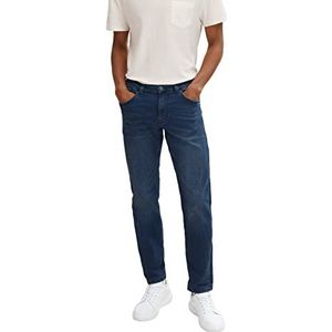 TOM TAILOR Mannen jeans 202212 Marvin Straight, 10136 - Dark Blue Denim, 40W / 32L