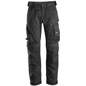 Snickers Workwear U635104043132 AllroundWork Stretch Loose Fit Work Pants (Black/Black) - 31/32