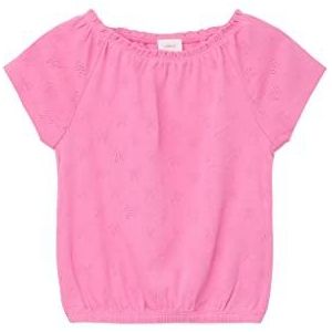 s.Oliver Junior Girl's T-shirt, korte mouwen, roze, 92/98, roze, 92/98 cm