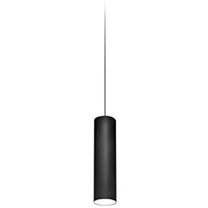 Homemania Hanglamp One, zwart, aluminium, 10,5 x 10,5 x 38 cm, 1 x LED, 15 W, 1097 lm, 3000 K, 220-240 V