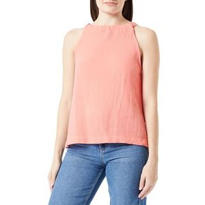 VERO MODA Dames Vmnatali Nia halterneck WVN Top, Georgia Peach, M
