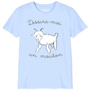 cotton division Uniseks T-shirt voor kinderen, Blauw, 6 Jaar