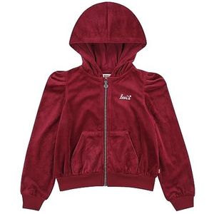 Levi's Lvg Meet and Greet Velours Hood 3ej171 Hoodie voor meisjes, Rhododendron Levis, 5 jaar