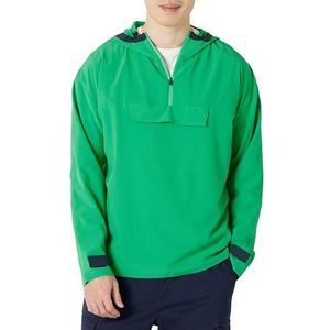 Amazon Essentials Stretch geweven colorblock herenjas, groen, XXL