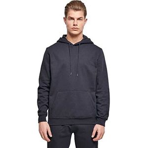 Build Your Brand Basic Hoody Sweatshirt met capuchon voor heren, marineblauw, 5XL