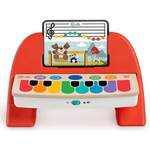 Baby Einstein, Hape, Cal's First Melodies Magic Touch Piano, muziekspeelgoed van hout, elektronische muziekinstrumenten voor kinderen, 6 melodieën, 4 muziekstemmen, 3 bladmuziek, vanaf 6 maanden