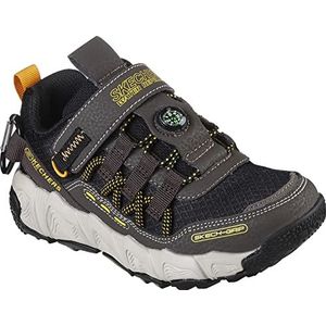 Skechers VELOCITREK - PRO SCOUT jongens Gymschoen, Chocolate Synthetic Textile Gold Black Tr, 28 EU