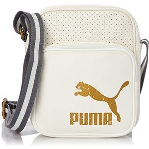 PUMA Unisex Originals tas, Wit (wit), Eén maat