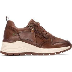 Refresh - 17293802-CAMEL - Casual Schoenen - Bruin - Veters en Ritssluiting