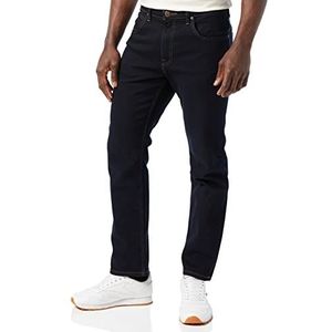 Lee Brooklyn Straight Jeans, voor heren, blauw, zwart, 33 W/32 L
