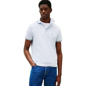 T-shirt - Effen - Katoen - Polokraag - Kwartmouw - Normale Pasvorm