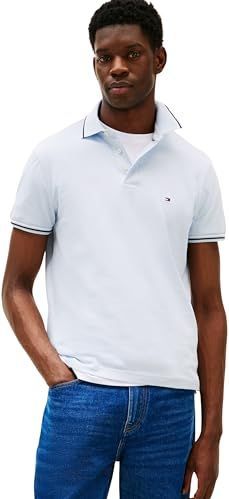 T-shirt - Effen - Katoen - Polokraag - Kwartmouw - Normale Pasvorm