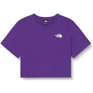 The North Face Cropped Simple Dome T-Shirt voor dames Peak Purple XL