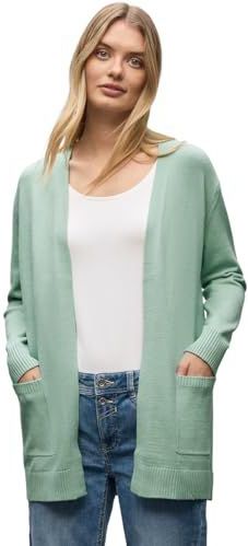 STREET ONE Gebreid vest  mintgroen