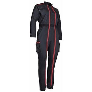 LMA Workwear 4114 COLLINE tweekleurige damesoverall, maat 2XL, grijs/zwart