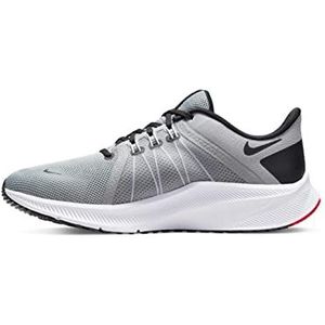Nike Quest 4, heren sneaker LT Smoke Grey/White-Black-Siren Red, 41 EU