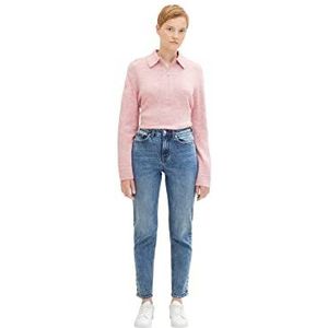 TOM TAILOR Denim Dames Mom Fit Jeans 1034650, 10152 - Mid Stone Bright Blue Denim, 27