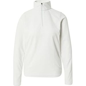 Killtec Dames microfleece shirt met opstaande kraag en ritssluiting - KSW 240 WMN FLC SHRT, lichtgrijs, 40, 37425-000