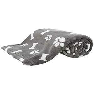 Kenny deken, pluche, 75 × 50 cm, grijs