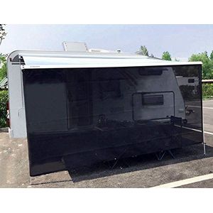 Tentproinc RV Luifel Schaduw 6 'X 11' 3 '' Zwart Mesh Screen Compleet Kits Camper Camping Trailer Luifel Sun Blocker - 3 jaar Blijvend