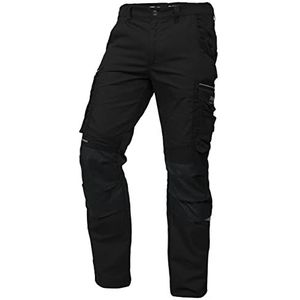PUMA WORK WEAR Premium werkbroek met veel zakken en extra versterkt nylonweefsel, zwart/zwart, 52