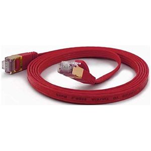 wantecWire 7056 extra dunne patchkabel met topkwaliteit rood