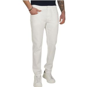 Replay Anbass herenjeans, slimfit, Wit 001, 33W / 32L