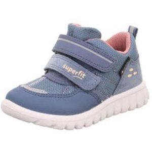 Superfit SPORT7 Mini Gore-Tex sneakers, blauw/roze 8010, 25 EU breed, Blauw roze 8010, 25 EU Weit