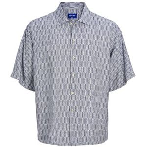 Jormarshall Islington Aop Shirt Ss Pls, Ocean Cavern, 6XL