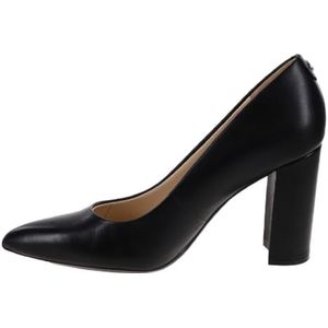 Nine West Women's Astoria Pump, Black Leather, 7 Medium US