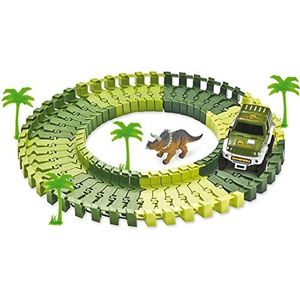 Amewi 100654 Magic Traxx Dino-Park Mini 54-delig, in karton, groen