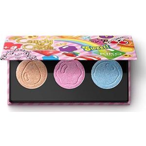 KIKO Milano Candy Crush™ Ultra Shimmer Eyeshadow Trio, Palet Met 3 Kleuren Oogschaduw Met Een Sterk Glanzende Finish