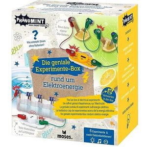 moses. FenoMINT De geniale experimentenbox, elektrische energie experimenteerdoos voor kinderen, doe-het-zelf circuit bouwpakket, educatief speelgoed vanaf 8 jaar, medium