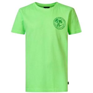 PETROL INDUSTRIES Heren T-shirt SS M-1040-TSR656; Kleur: Green Gecko; Maat: M, Groene gekko, M