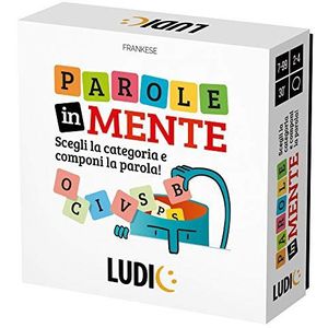 Ludic Woorden in het hoofd Selecteer de categorie en schrijf het woord It27712 gezelschapsspel voor de familie voor 2-4 spelers, Made in Italy