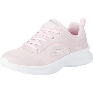 Skechers Meisjes Trainers, Licht Roze Mesh/Trim, 4.5 UK, Lichtroze Mesh Trim, 37.5 EU