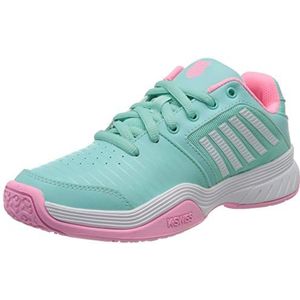 K-Swiss Performance KS TFW Court Express Omni-Aruba Blue/PINK/White-M tennisschoenen, 38 EU