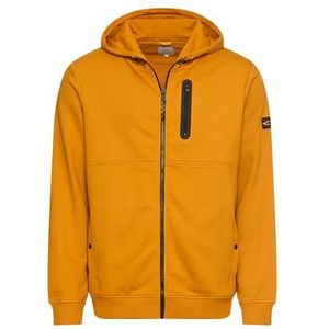 camel active - Sweatjack - Geel - Met Capuchon