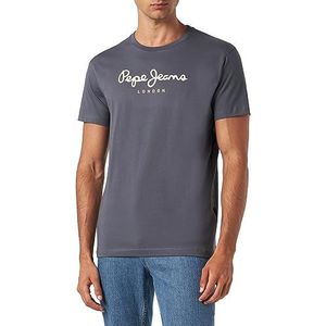 Pepe Jeans Eggo N SS T-shirts, 990WASHED Zwart, S Vrouwen