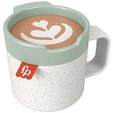 Fisher-Price Ratelende Koffie Koffiekop Bijtring, activiteitenspeeltje voor baby's vanaf 3 maanden, HGB86
