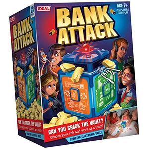 IDEAL, Bank Attack: The electronic, cooperative escape game!, Family Games, For 2-4 Players, Ages 7+