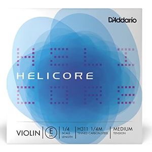 D'Addario Helicore Viool Single E-snaar, 1/4 schaal, medium spanning