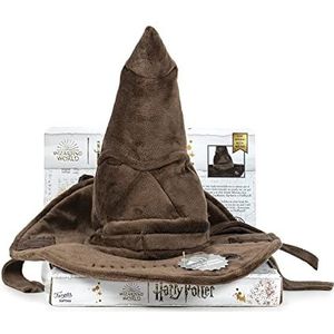 HARRY POTTER, Choixpeau HRR17 Pluche dier, 24 cm, elektronisch, spreekt met Franse stem, speelgoed voor kinderen vanaf 0 jaar