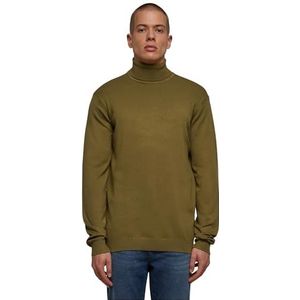 Urban Classics Heren sweatshirt gebreide turtleneck sweater tiniolive 4XL, tiniolive, 4XL